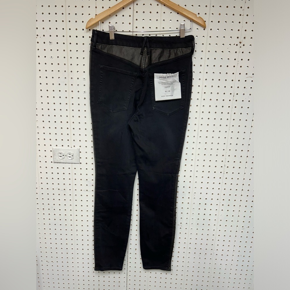 Good American Good Waist Leather Mixing - Picture 6 of 7